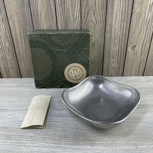 Vintage Wilton Armetale Boston Small Bowl Square NEW in Box